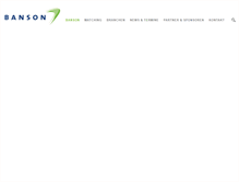 Tablet Screenshot of banson.net